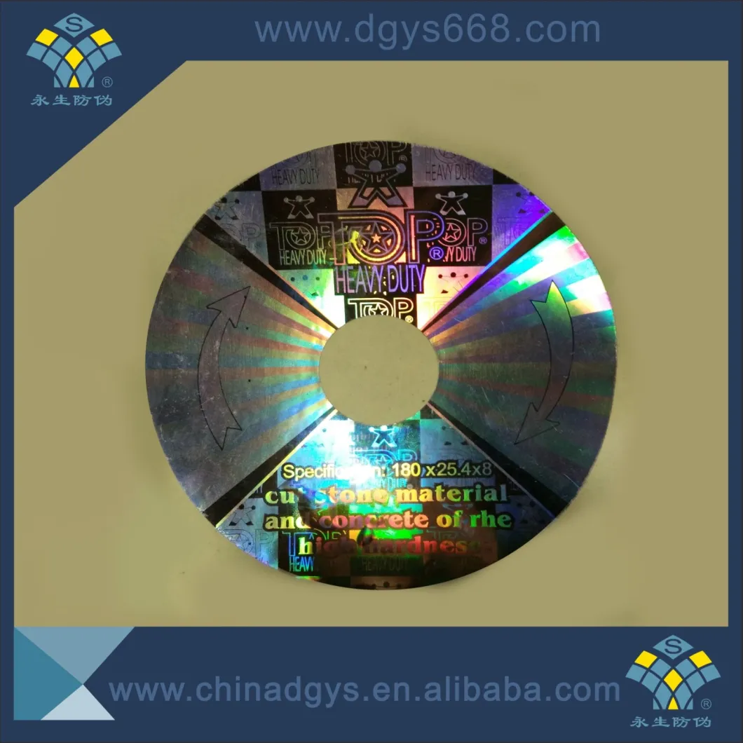 Customized 3D Hologram Sticker with Full Color Print