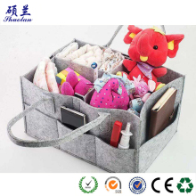 Hot sellling felt diaper caddy organizer storage