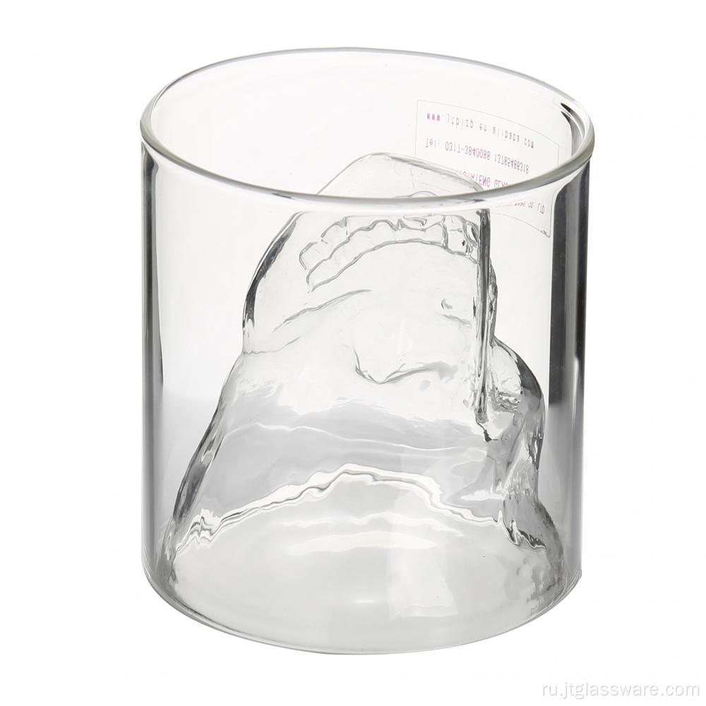 Горячая продажа на заказ 200 мл прозрачного стекла пивная чашка