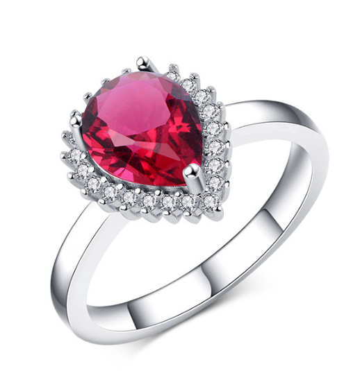 2020 925 silver ring cz diamonds ring women