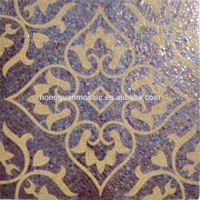 Glass mosaic tile mural patterns mosaic pattern decorative floor tile glass pebble mosaic tile