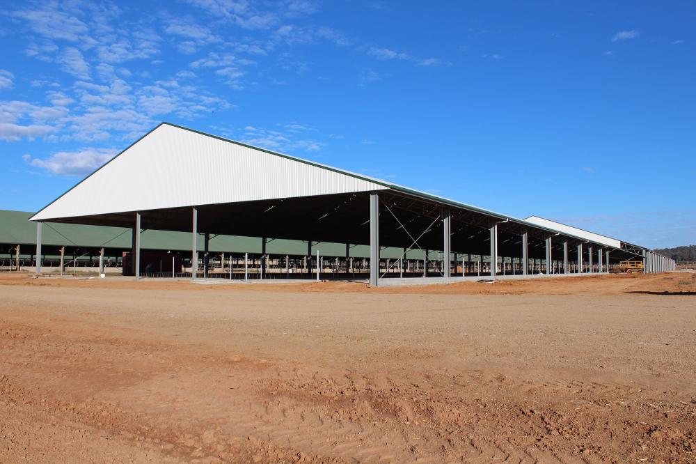 Edificios agrícolas para el cobertizo de la máquina