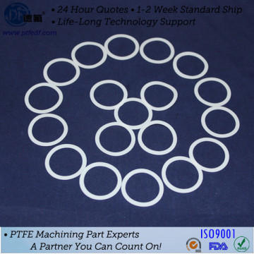 Low friction teflon mechanical seal rings