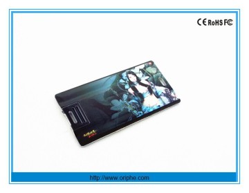 Full color printing usb card credit card usb plastic card usb