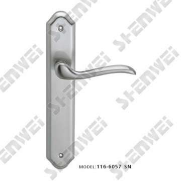 Euro Type Iron Plate Aluminum Door Handle