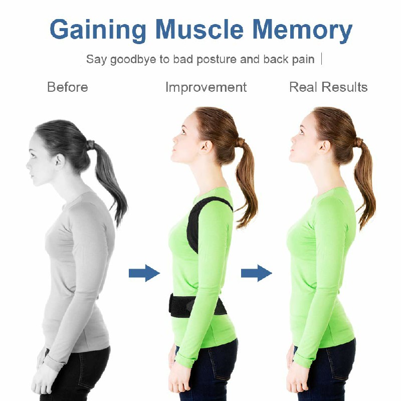 Magnetic Back Dan Shoulder Brace Posture Corrector Device