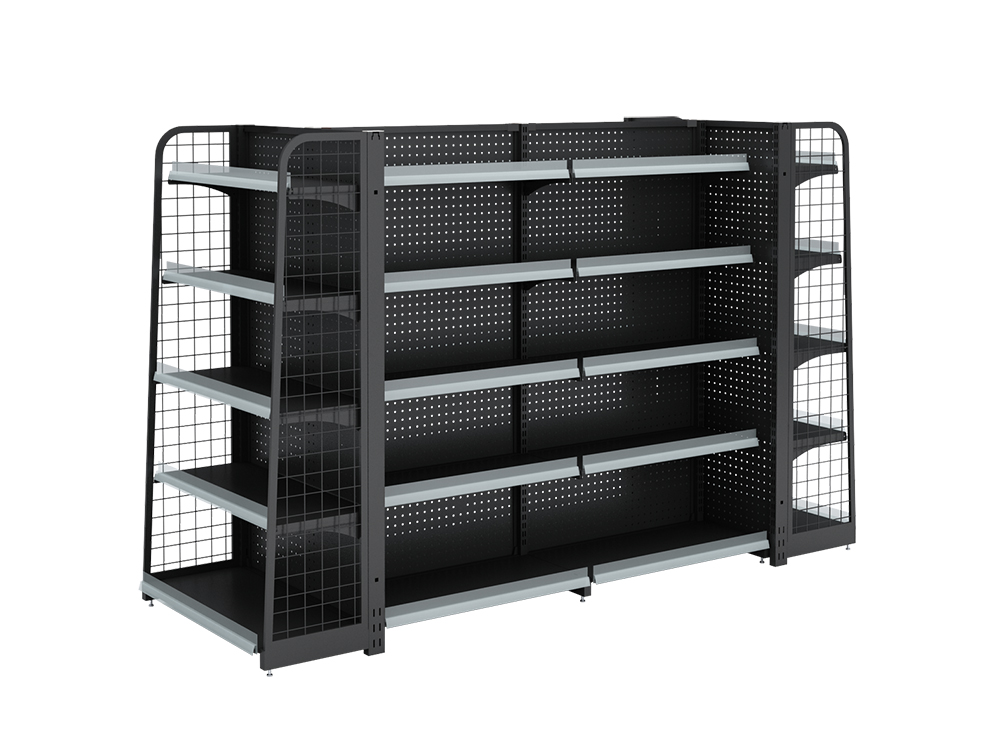 Black Display Shelves