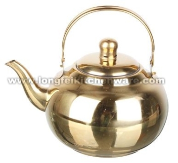 Non-magnetic stainless steel Water kettle wtih steel nob