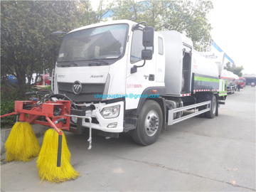 Foton 4x2 water tank spray cleaning truck