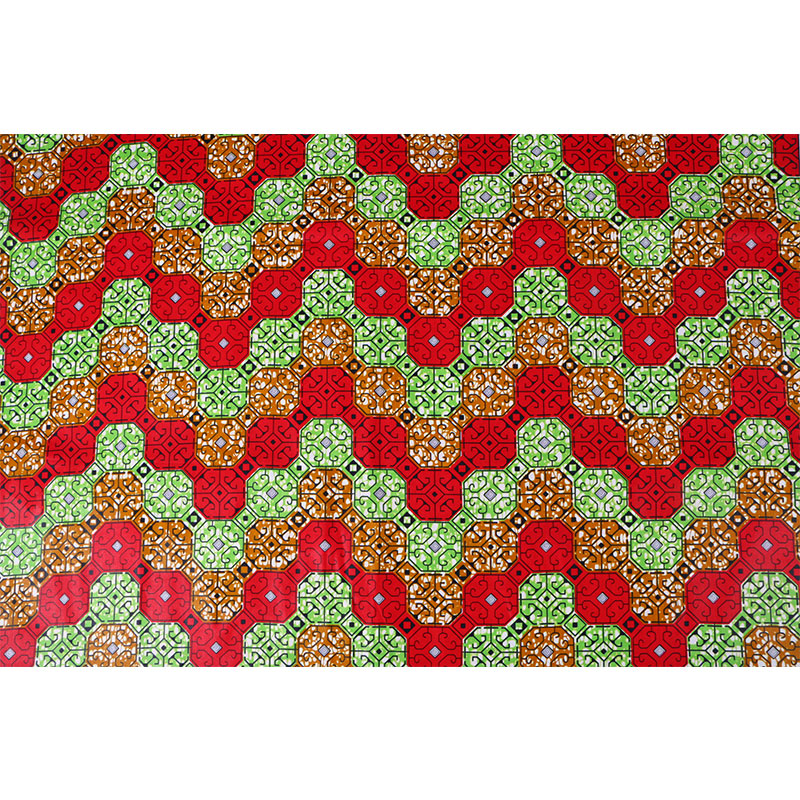 Coton 2018 avec impression de cire africaine à Ankara 2018 Ankara African Wax Print Fabric Cotton