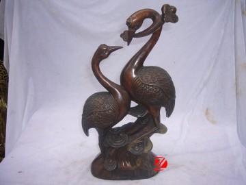 casting bronze lucky birds statue