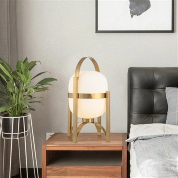 LEDER Gold Nightstand Table Lamp