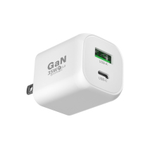 Top Selling Products 2024 PD QC3.0 GaN Power Adapter Fast Charging 35W 1 USBA+l USB C Wall Charger