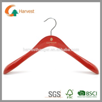 Red wooden hanger