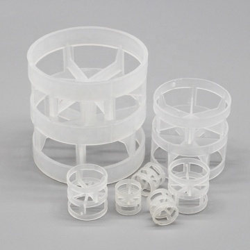 plastic pall rings as random tower packing