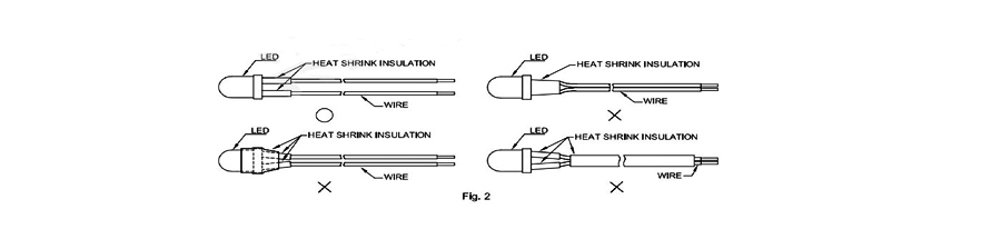 Through-hole LED