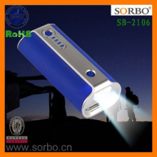 Mobile Charger with LED Flash Light with Phone Battery Charger