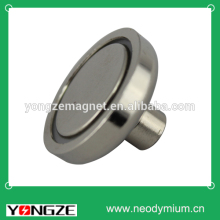 Dia32mm customized neodymium pot magnet.