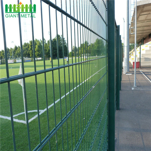 pvc coated welded double wire fence