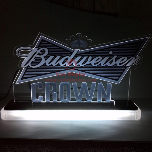 Budweiser bar light display