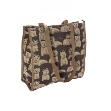 Classical Long Handle Tape Ladies Tote Bag