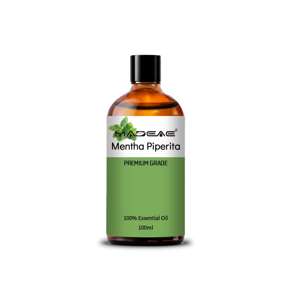 100% pur aliments biologiques Mentha piperita Huile pour la peau de cheveux