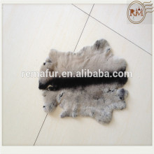 Factory direct supply dyed rex rabbit skins in chinchilla color