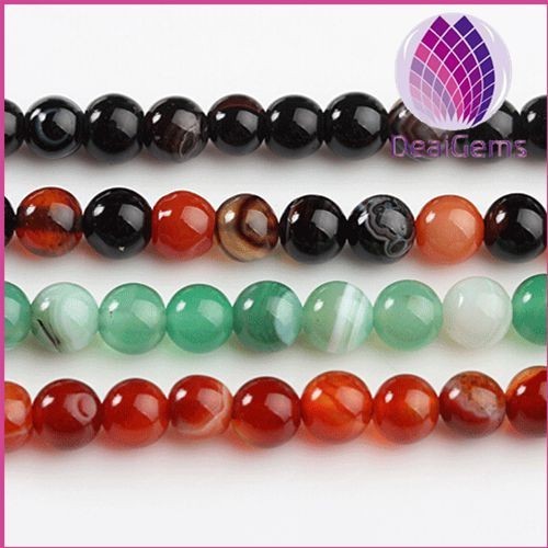 6mm natural agate beads gemstone round loose beads