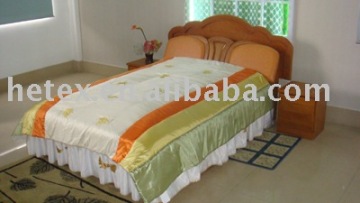 polyester wool printed quilt duvet cover bedding set