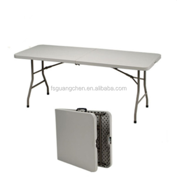 Rectangular Plastic Folding Banquet Table - 6 ft Outdoor Wedding Table