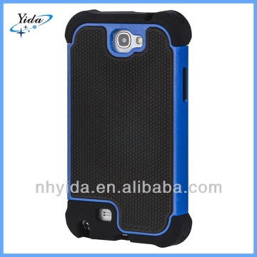 Blue Rugged Hard Hybrid Case For Samsung Note 2