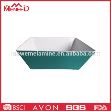 Square unbreakable melamine ware bowls