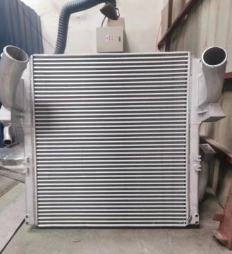 Industrial air compressor air radiator