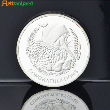 Metal Silver Proof Coin for Souvenir