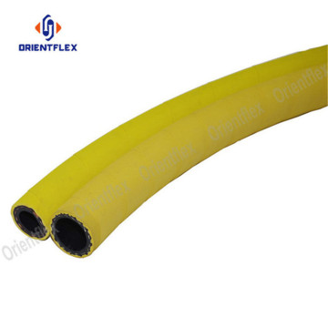 Blue wrapped braided air compressor jumper hose