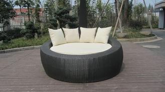 Home / Office Leisure Outdoor Rattan Daybed With White Cush