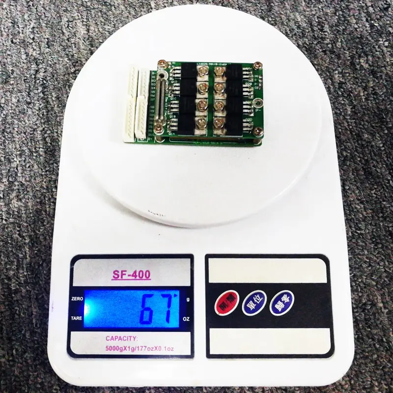 6s-16s C: 10A D: 30A PCM BMS for 57.6V 59.2V Li-ion/Lithium/ Li-Polymer 48V 51.2V LiFePO4 Battery Pack Size L81*W47*T18mm (PCM-L16S25-591)