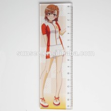 Acrylic 3D ruler with anime printing special for kids