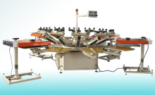 Semi automatic silk screen printing press