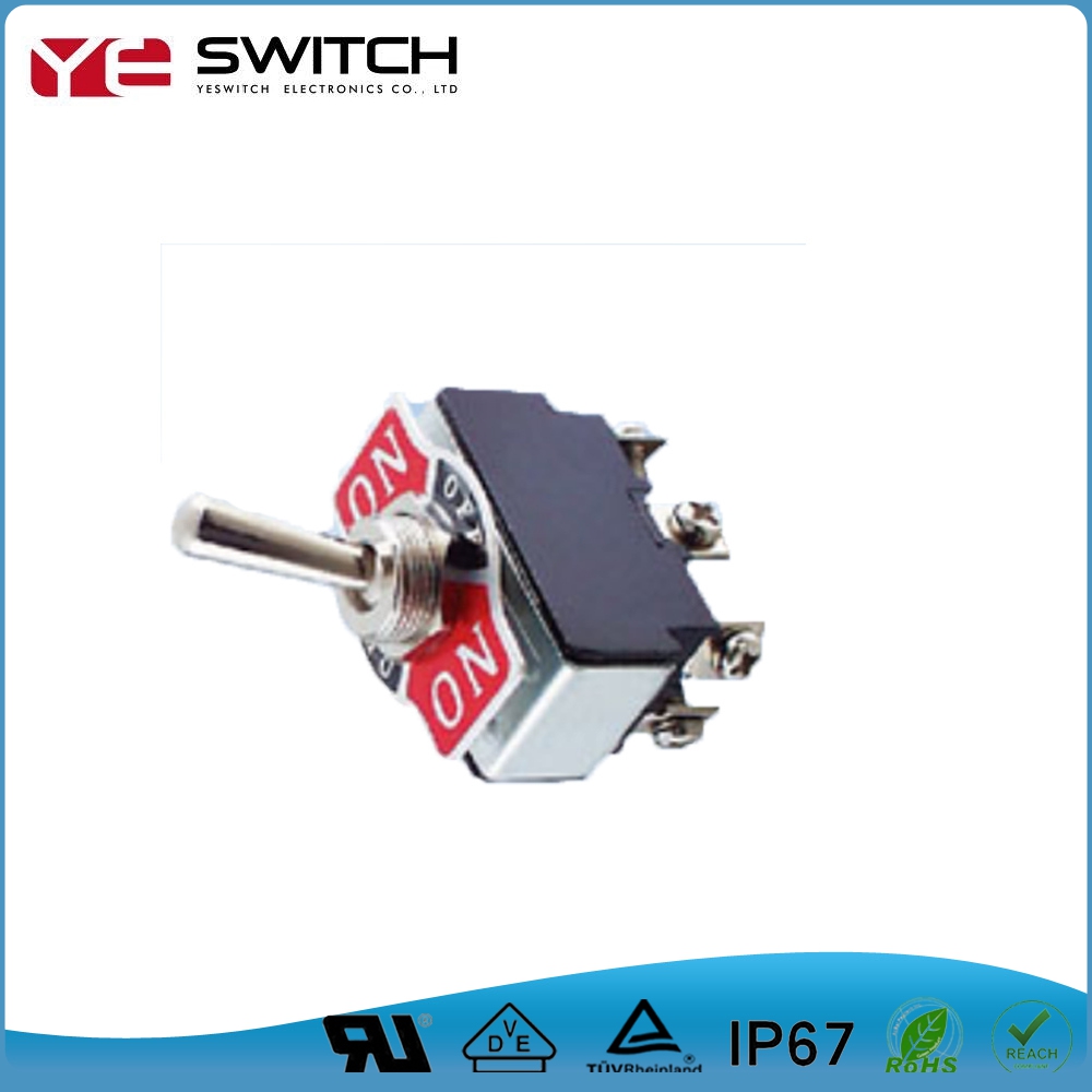 15A 250V ON-OFF ON ATTAINING TOGGLE SWITCH 6-PON