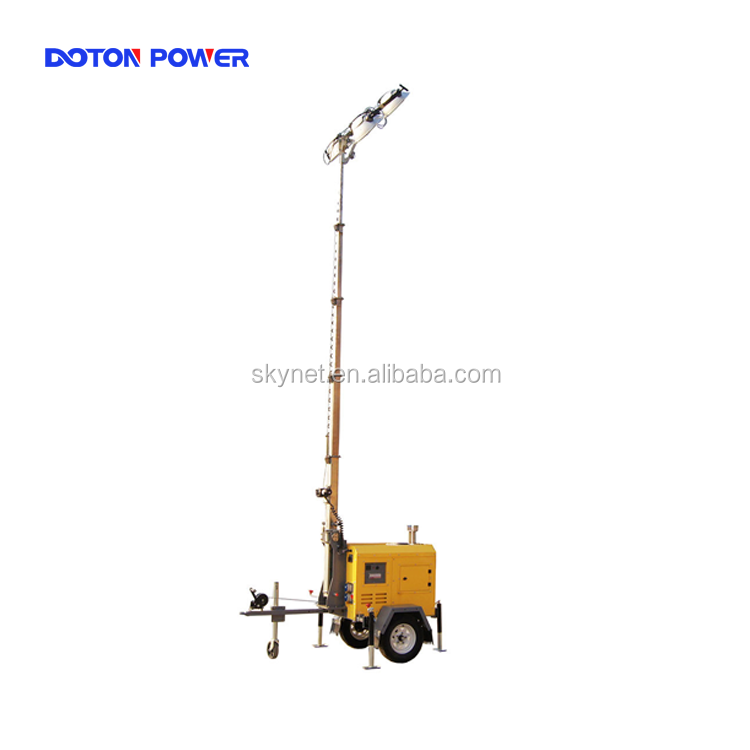 Newly 4*350W LED Lamp 5.5M Light Tower With Cheapest Price From Jiangsu