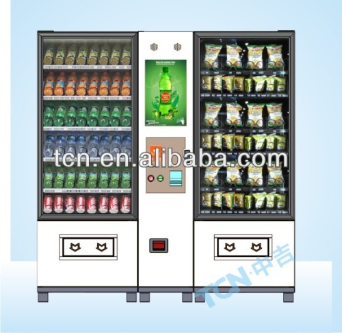 snacks and drinks commercial outdoor vending machine