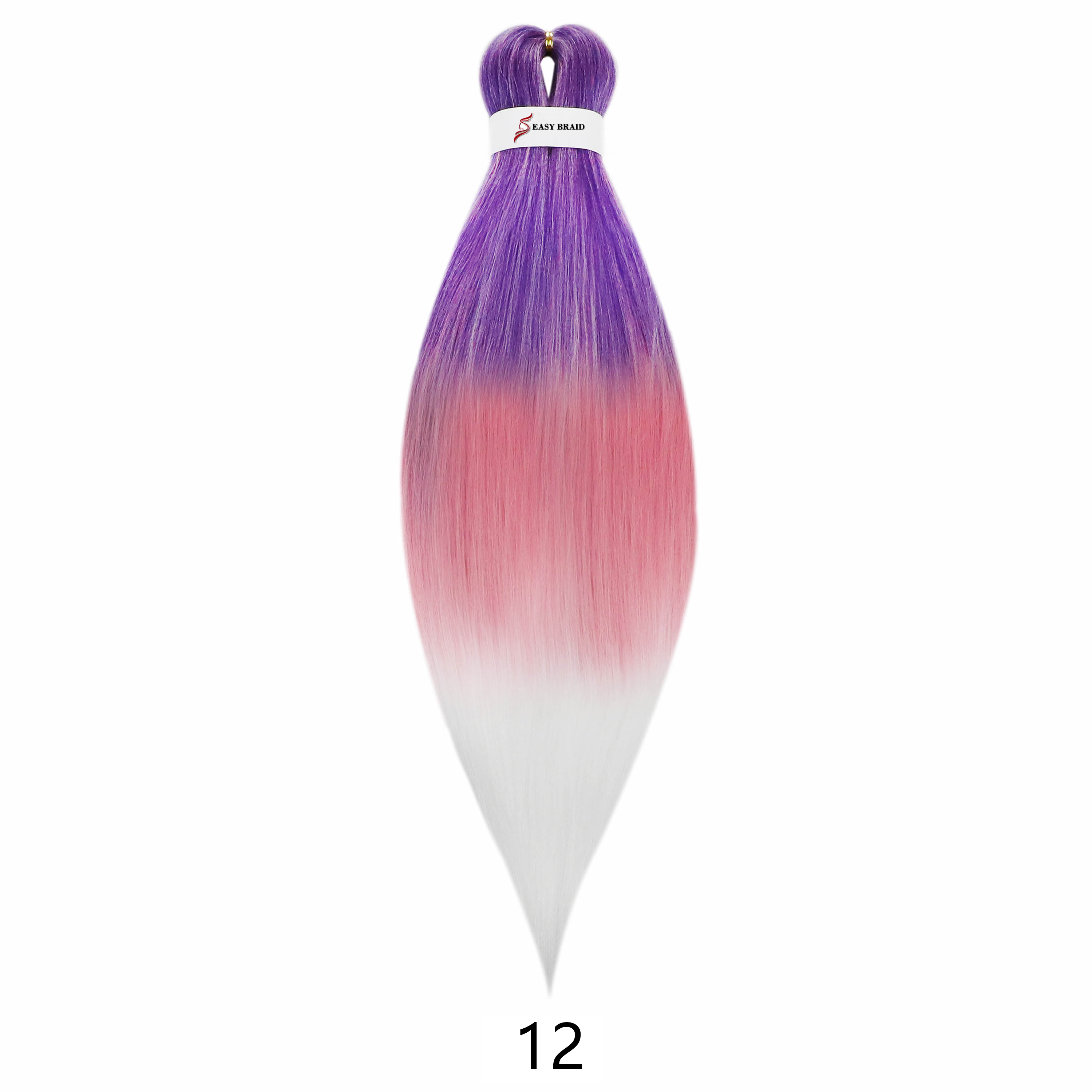 MYZYR Ombre Pre Stretched Braiding Hair Extensions Jumbo Braids Hair Synthetic Crochet Hair Low Temperature Fiber Mirra's Mirror