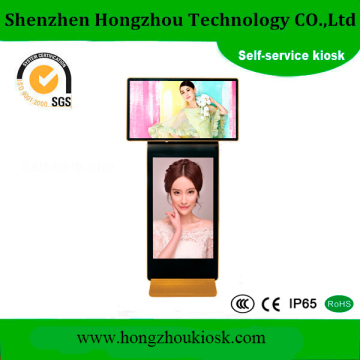 Double Screen LED LCD Touch Screen Kiosk