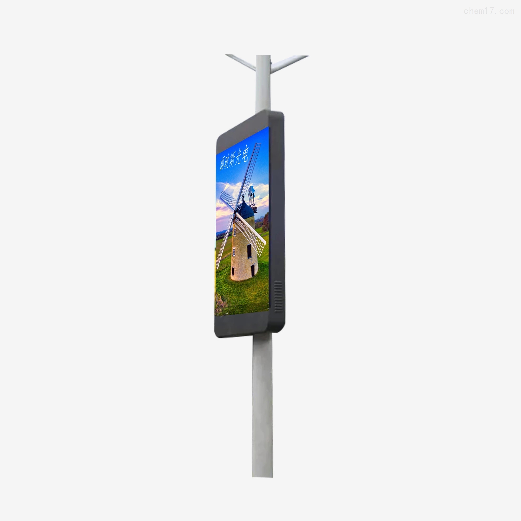 Outdoor Led Wall Billboards P4 Pole Display Screen