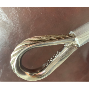 7X7 stainless steel wire rope 2mm 316