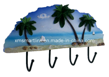 Seaview Souvenir Wall Hook, Resin Hanging Hook