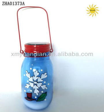 Glass bottle solar light