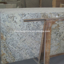 Noble White golden granite countertop,granite worktop