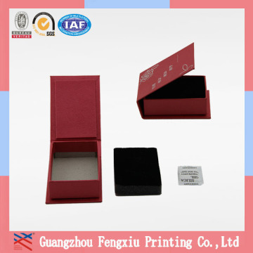 Cardboard Hot Stamped Logo High Quality Paper Small Jewelry Box